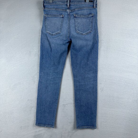 Citizens Of Humanity Jeans Rocket Crop High Rise Skinny Size W29 Women's Blue - Picture 2 of 11
